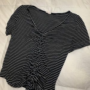 Striped Cinched Tee